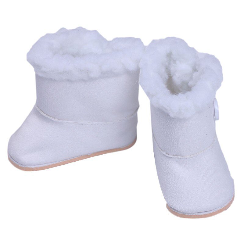 7cm Plush Boots Doll Shoes Clothes Accessories For 43cm Born Baby Doll,18 Inch Girl American,Our Generation,Toys For Girls,Gift