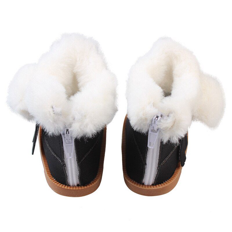 7cm Plush Boots Doll Shoes Clothes Accessories For 43cm Born Baby Doll,18 Inch Girl American,Our Generation,Toys For Girls,Gift