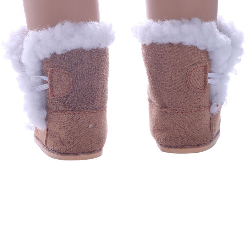 7cm Plush Boots Doll Shoes Clothes Accessories For 43cm Born Baby Doll,18 Inch Girl American,Our Generation,Toys For Girls,Gift