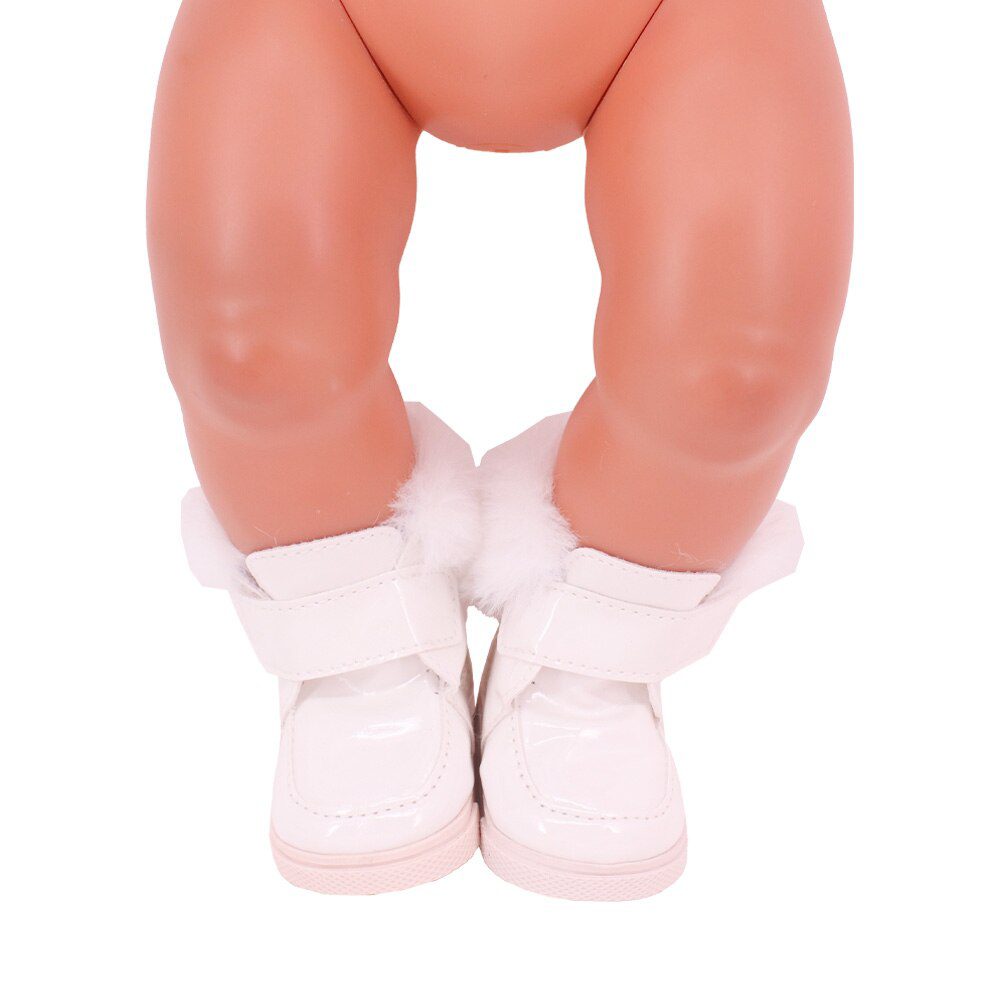 7cm Plush Boots Doll Shoes Clothes Accessories For 43cm Born Baby Doll,18 Inch Girl American,Our Generation,Toys For Girls,Gift