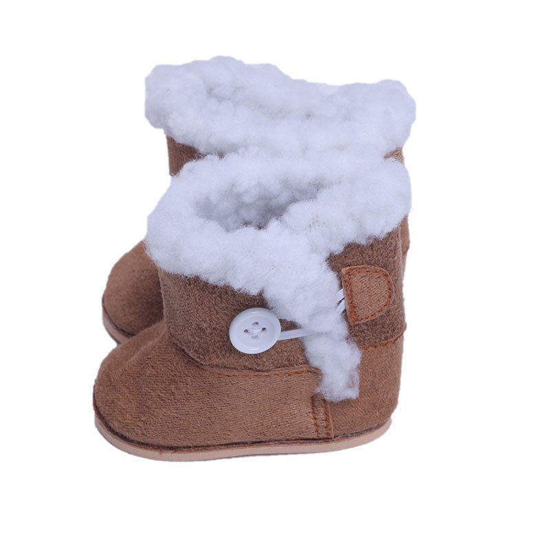 7cm Plush Boots Doll Shoes Clothes Accessories For 43cm Born Baby Doll,18 Inch Girl American,Our Generation,Toys For Girls,Gift