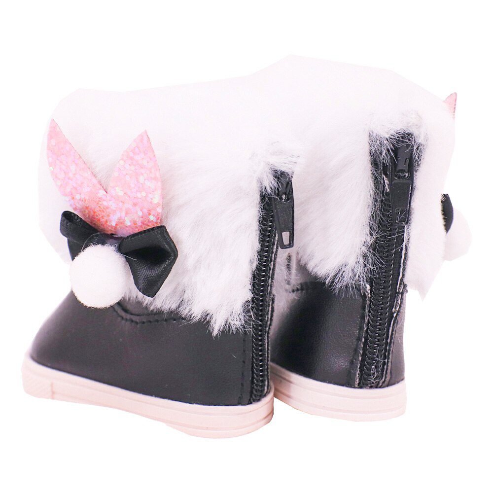 7cm Plush Boots Doll Shoes Clothes Accessories For 43cm Born Baby Doll,18 Inch Girl American,Our Generation,Toys For Girls,Gift