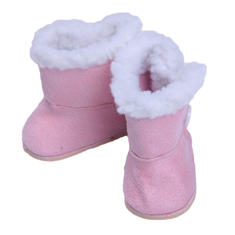 7cm Plush Boots Doll Shoes Clothes Accessories For 43cm Born Baby Doll,18 Inch Girl American,Our Generation,Toys For Girls,Gift