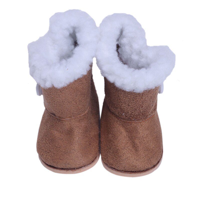 7cm Plush Boots Doll Shoes Clothes Accessories For 43cm Born Baby Doll,18 Inch Girl American,Our Generation,Toys For Girls,Gift