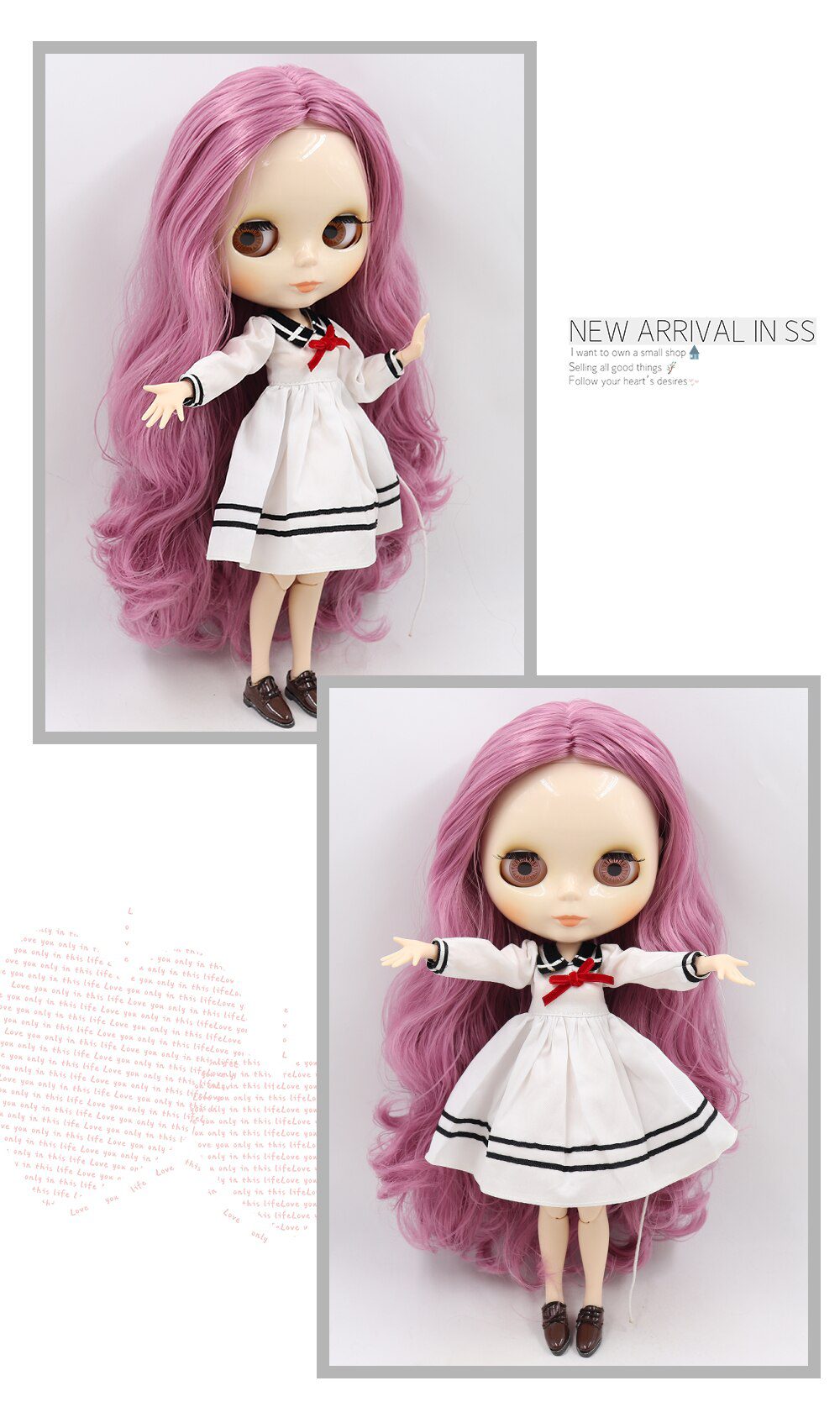 ICY DBS blyth doll 1/6 bjd toy joint body white skin shiny & matte face 30cm on sale special price toy gift anime doll
