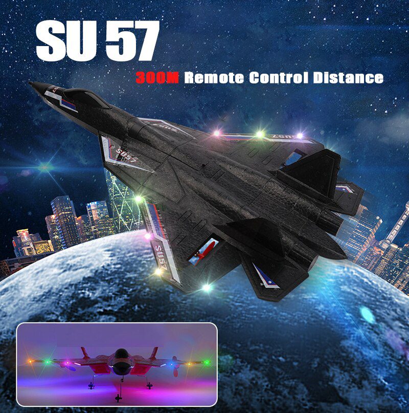 RC Foam Aircraft SU-35 Plane 2.4G Radio Control Glider Remote Control Fighter Plane Glider Airplane Foam Boys Toys for Children