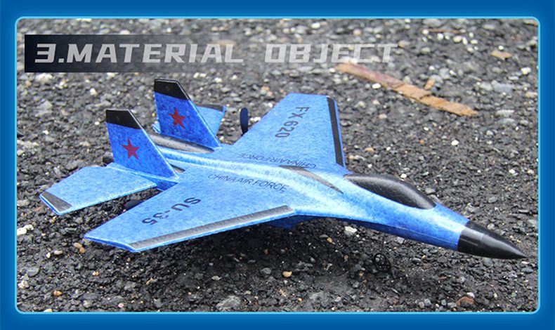 RC Foam Aircraft SU-35 Plane 2.4G Radio Control Glider Remote Control Fighter Plane Glider Airplane Foam Boys Toys for Children RC Foam Aircraft SU-35 Plane 2.4G Radio Control Glider Remote Control Fighter Plane Glider Airplane Foam Boys Toys for Children