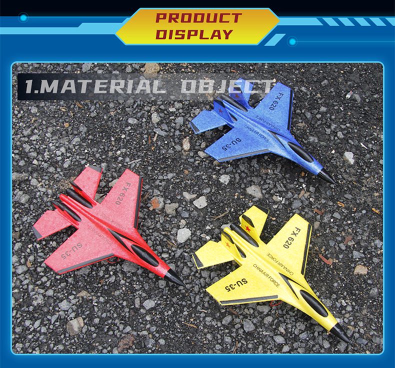 RC Foam Aircraft SU-35 Plane 2.4G Radio Control Glider Remote Control Fighter Plane Glider Airplane Foam Boys Toys for Children RC Foam Aircraft SU-35 Plane 2.4G Radio Control Glider Remote Control Fighter Plane Glider Airplane Foam Boys Toys for Children