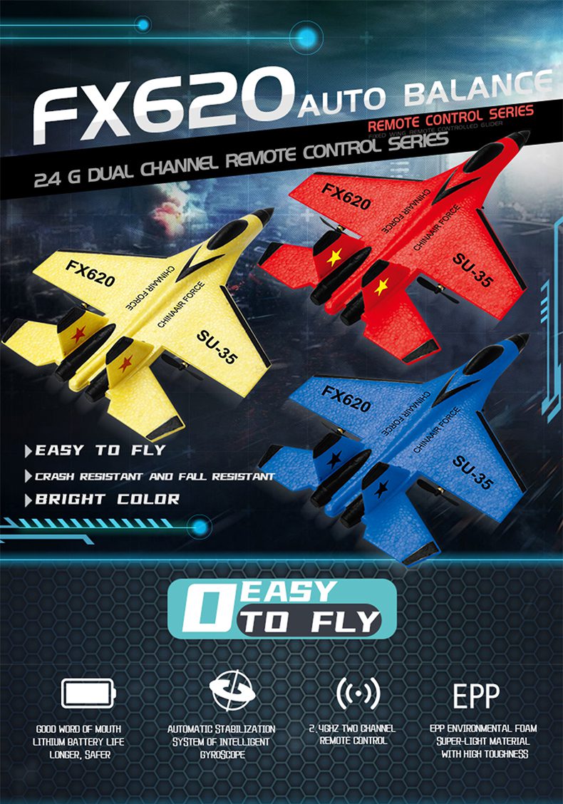 RC Foam Aircraft SU-35 Plane 2.4G Radio Control Glider Remote Control Fighter Plane Glider Airplane Foam Boys Toys for Children RC Foam Aircraft SU-35 Plane 2.4G Radio Control Glider Remote Control Fighter Plane Glider Airplane Foam Boys Toys for Children