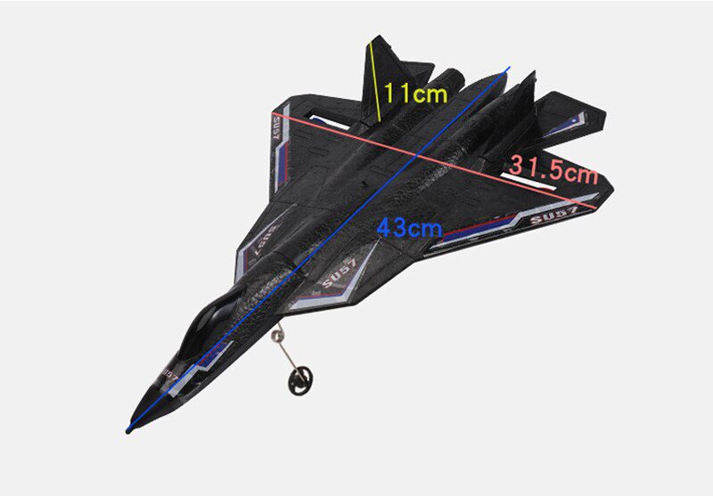 RC Foam Aircraft SU-35 Plane 2.4G Radio Control Glider Remote Control Fighter Plane Glider Airplane Foam Boys Toys for Children