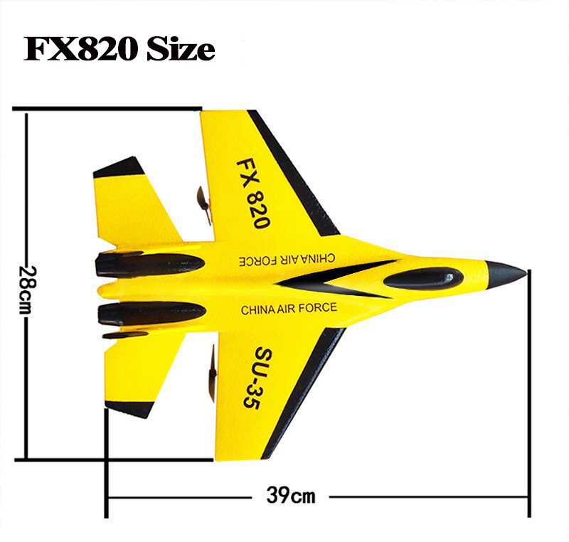 RC Foam Aircraft SU-35 Plane 2.4G Radio Control Glider Remote Control Fighter Plane Glider Airplane Foam Boys Toys for Children