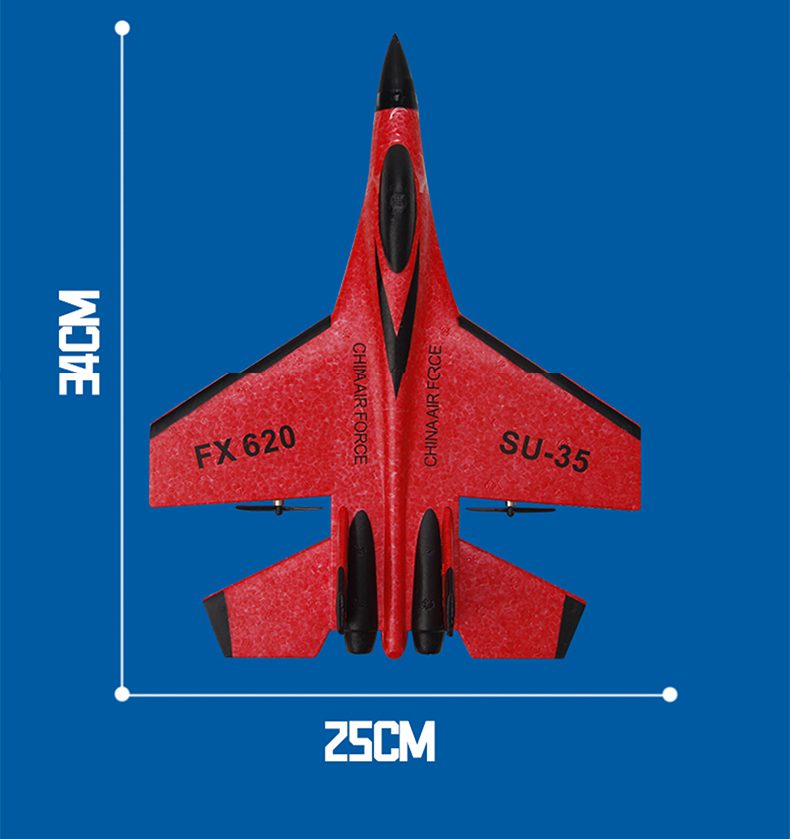 RC Foam Aircraft SU-35 Plane 2.4G Radio Control Glider Remote Control Fighter Plane Glider Airplane Foam Boys Toys for Children RC Foam Aircraft SU-35 Plane 2.4G Radio Control Glider Remote Control Fighter Plane Glider Airplane Foam Boys Toys for Children