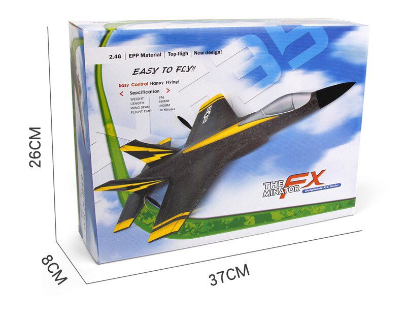RC Foam Aircraft SU-35 Plane 2.4G Radio Control Glider Remote Control Fighter Plane Glider Airplane Foam Boys Toys for Children