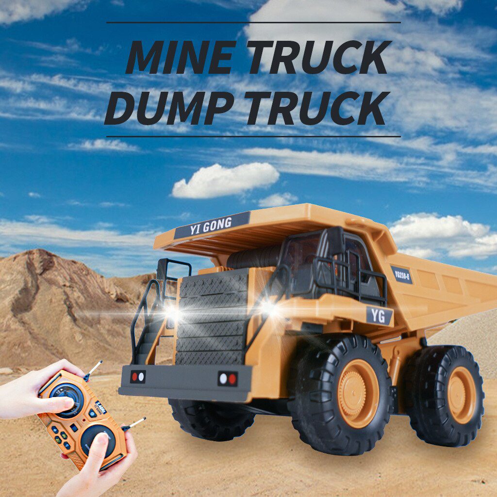 1:20 RC Excavator Dumper RC Car 2.4G Remote Control Engineering Vehicle Crawler Truck Bulldozer Children Toys for Boys Kids Gift 1:20 RC Excavator Dumper RC Car 2.4G Remote Control Engineering Vehicle Crawler Truck Bulldozer Children Toys for Boys Kids Gift