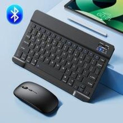 Mini Bluetooth Keyboard Wireless Keyboard Rechargeable For iPad Phone Tablet Russian Spanish Keyboard For Android ios Windows