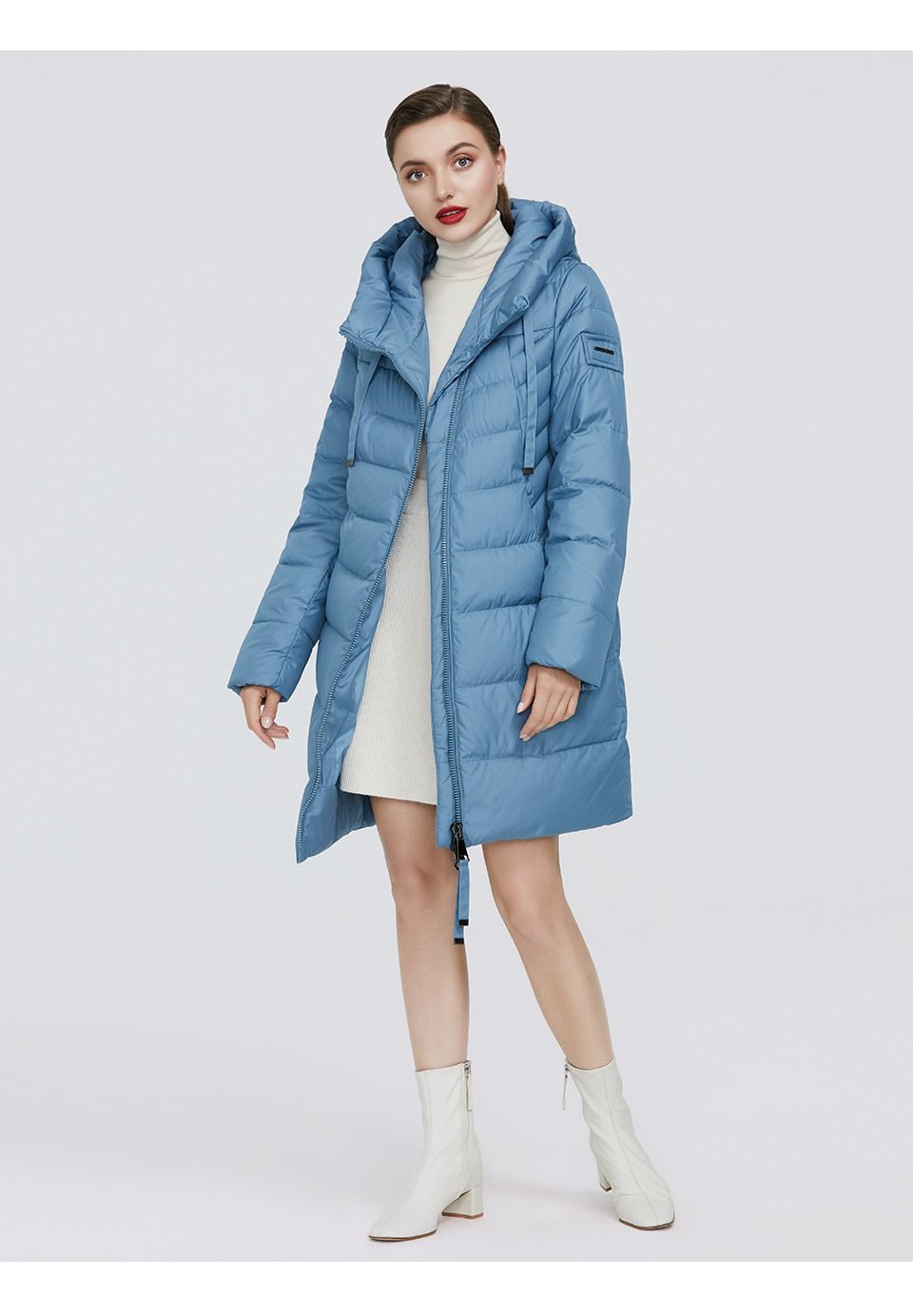GASMAN Long Puffer Winter Down Jacket Women Thick Coat Women Hooded Parka Warm Female Brand Cotton Clothes Winter Plus Size 6XL