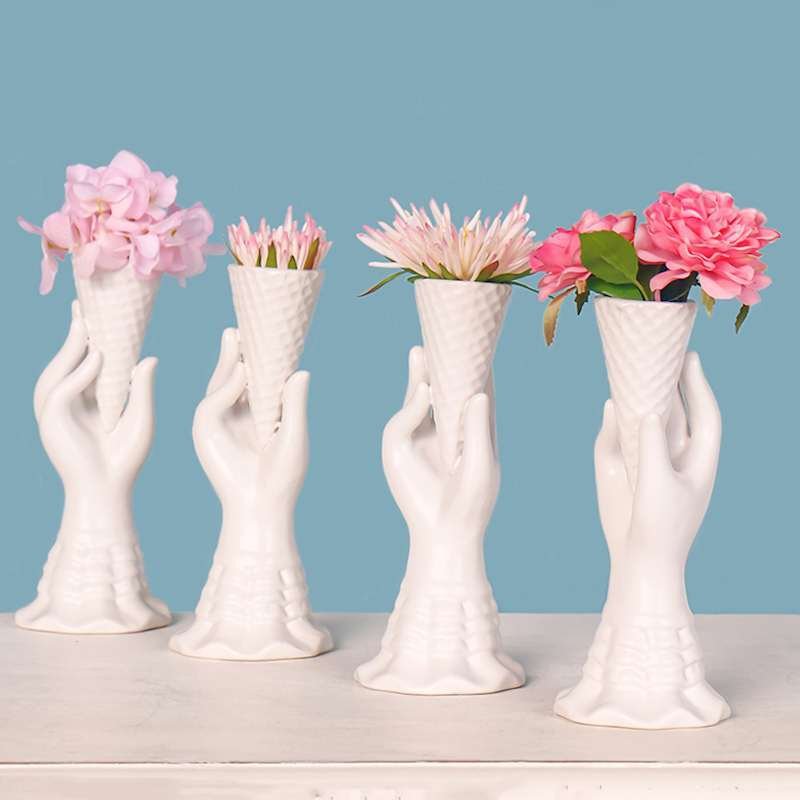 Ceramic Vase Home Decor Flower Pots Planter Banana Home Furnishing Kitchen Restaurant Decoration Vase Creative Home Decor vase