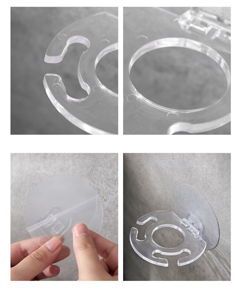 1PC Toothbrush Organizer Razor Shaver Storage Rack Self-adhesive Toothpaste Storage Holder Kitchen Bathroom Accessories