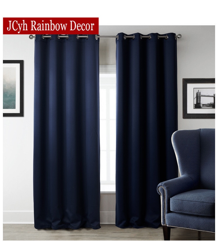 Modern blackout curtains for window treatment blinds finished drapes window 