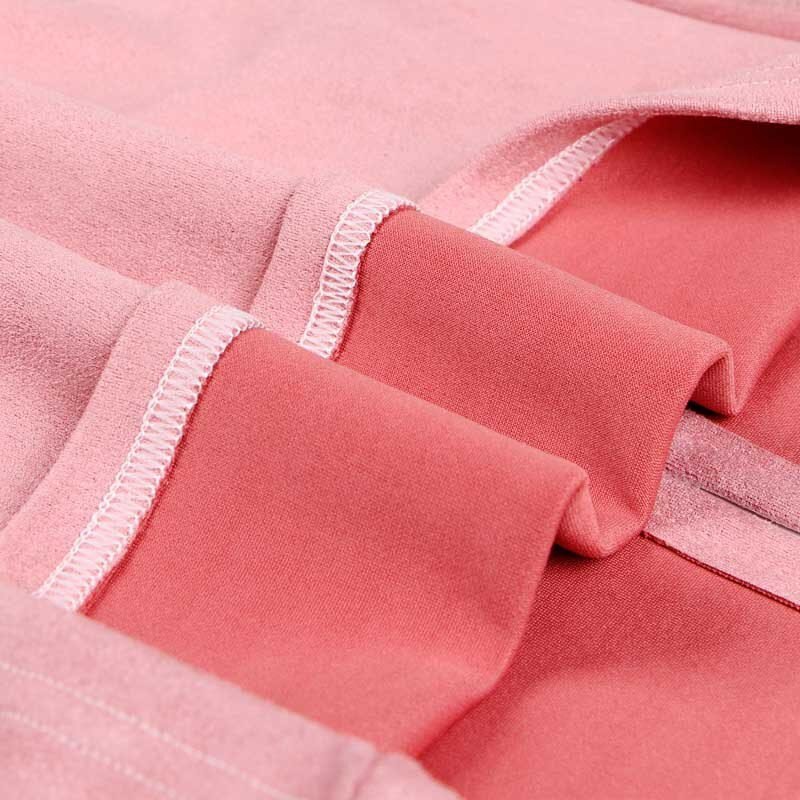 Sexy Multi Color Suede Midi Pencil Skirt Women 2018 Fashion Elastic High Waist Office Lady Bodycon Skirts Saias