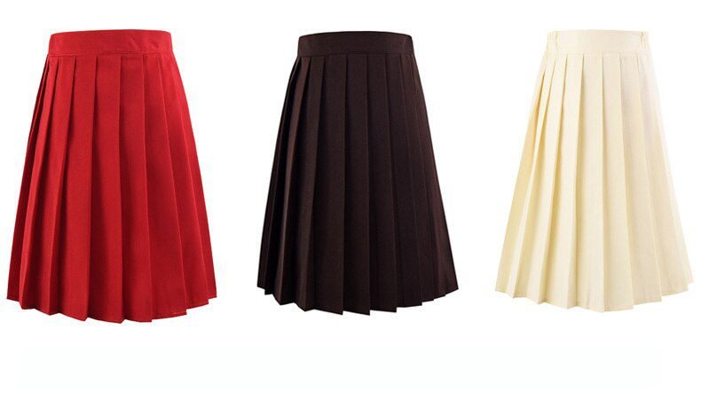 Harajuku Black Skirts Womens 2020 Summer High Waist Anime Skirts Kawaii School Uniform Short Mini White Pink Plaid Pleated Skirt