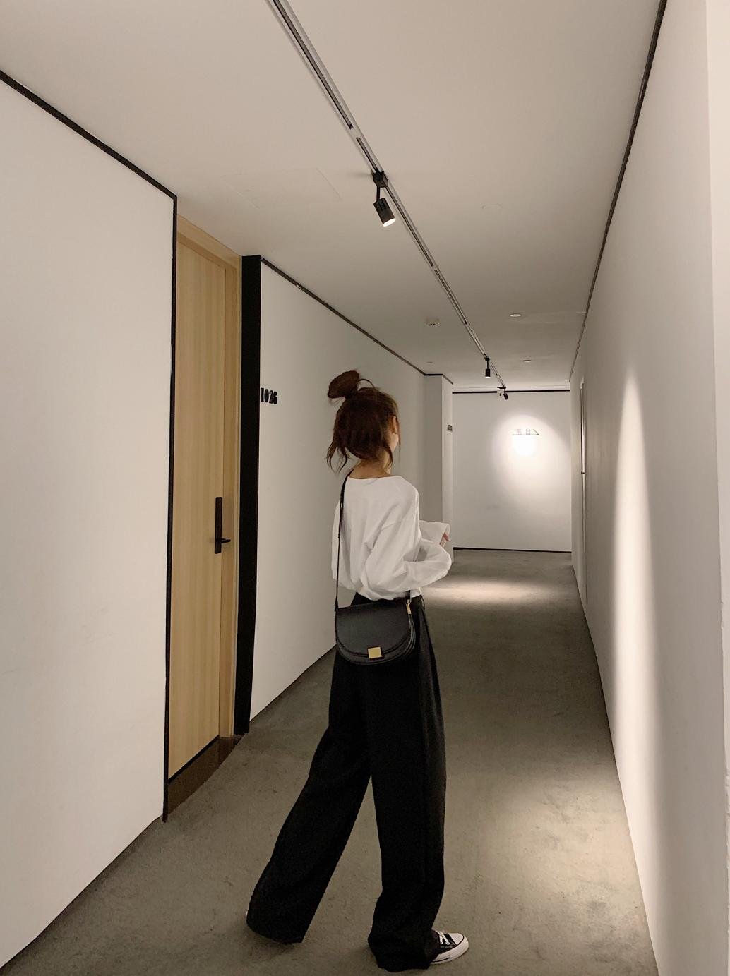 2021 Retro Solid Color Wild Straight Wide Leg Pants Female Spring New Korean Fashion High Waist Casual Long Pants