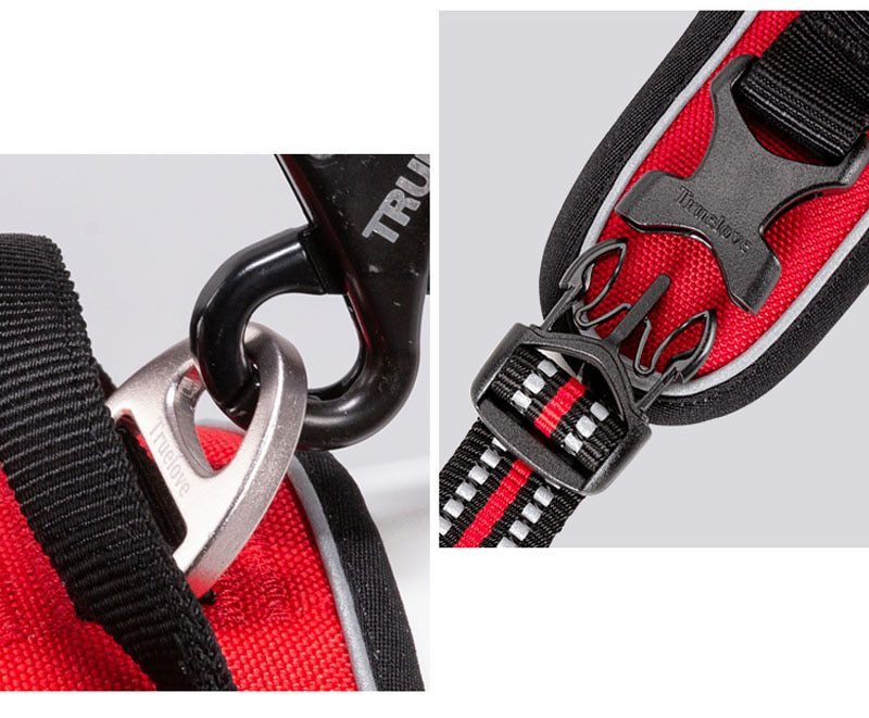 Truelove Front Nylon Dog Harness No Pull Vest Soft Adjustable Safety Harness For Dog Small Large Running Training French Bulldog