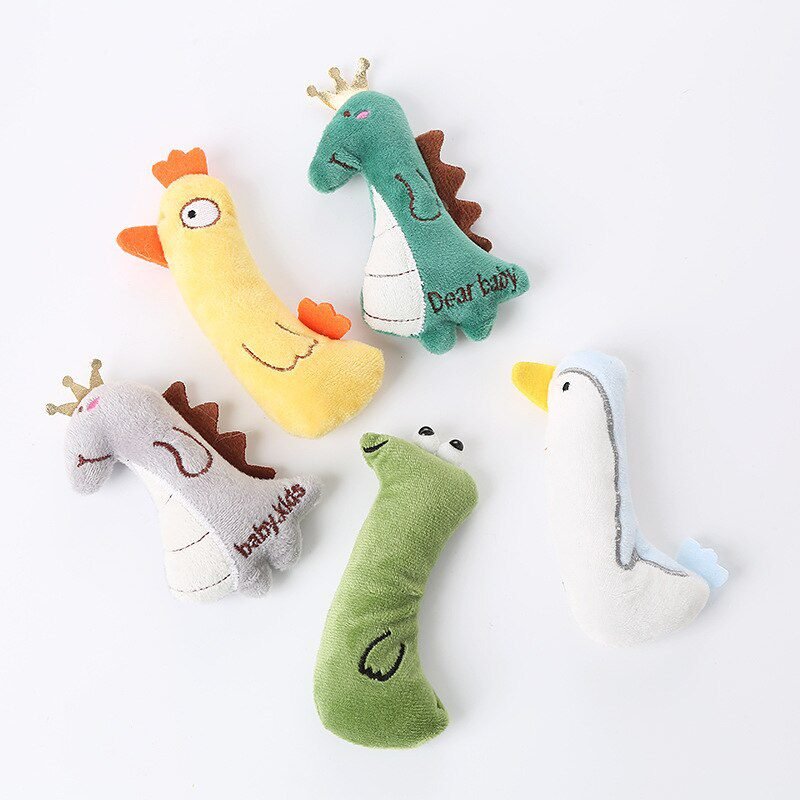 Cat Toy Catnip Interactive Plush Stuffed Chew Pet Toys Claw Funny Cat Mint Soft Teeth Cleaning Toy For Cat Kitten Pet Products