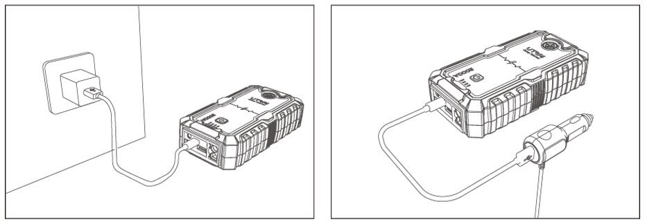 UTRAI Car Jump Starter Power Bank 16000/22000mAh 12V Starting Device Portable Emergency Car Booster Auto Car Battery Charger Gas