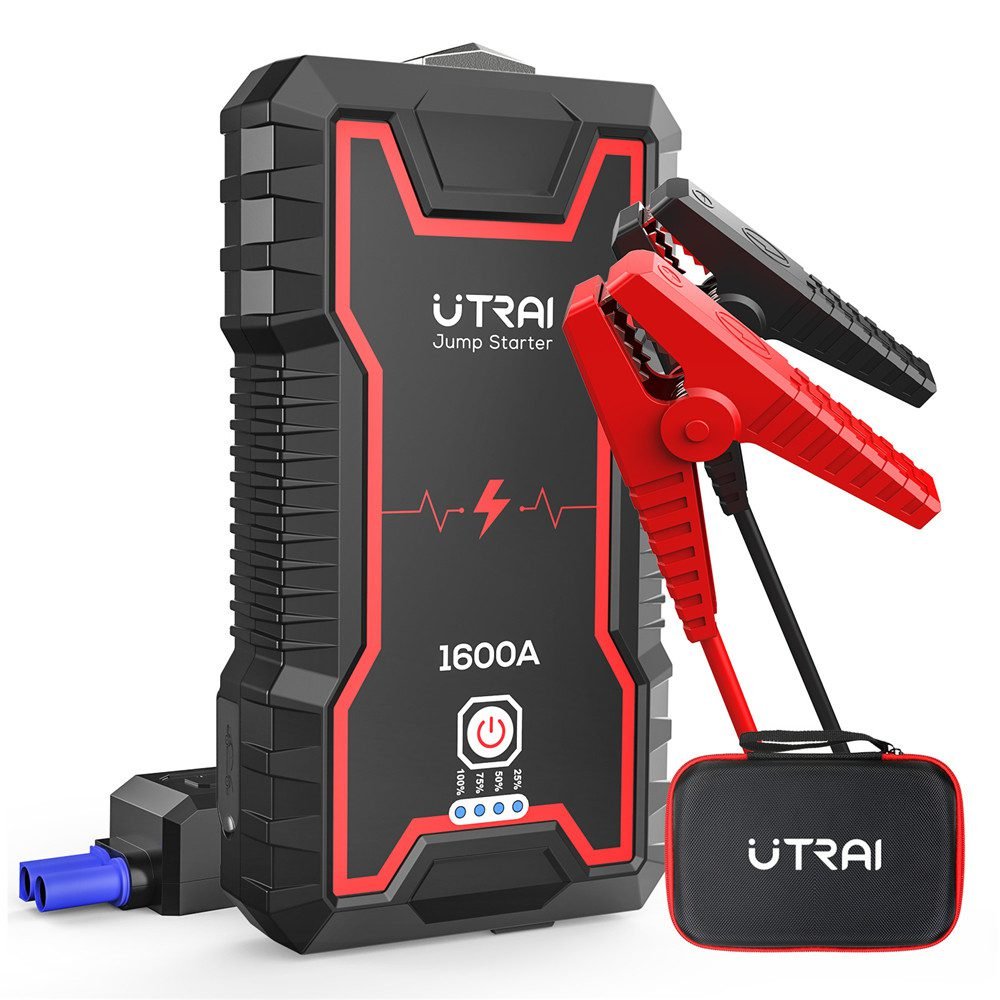 UTRAI Car Jump Starter Power Bank 16000/22000mAh 12V Starting Device Portable Emergency Car Booster Auto Car Battery Charger Gas