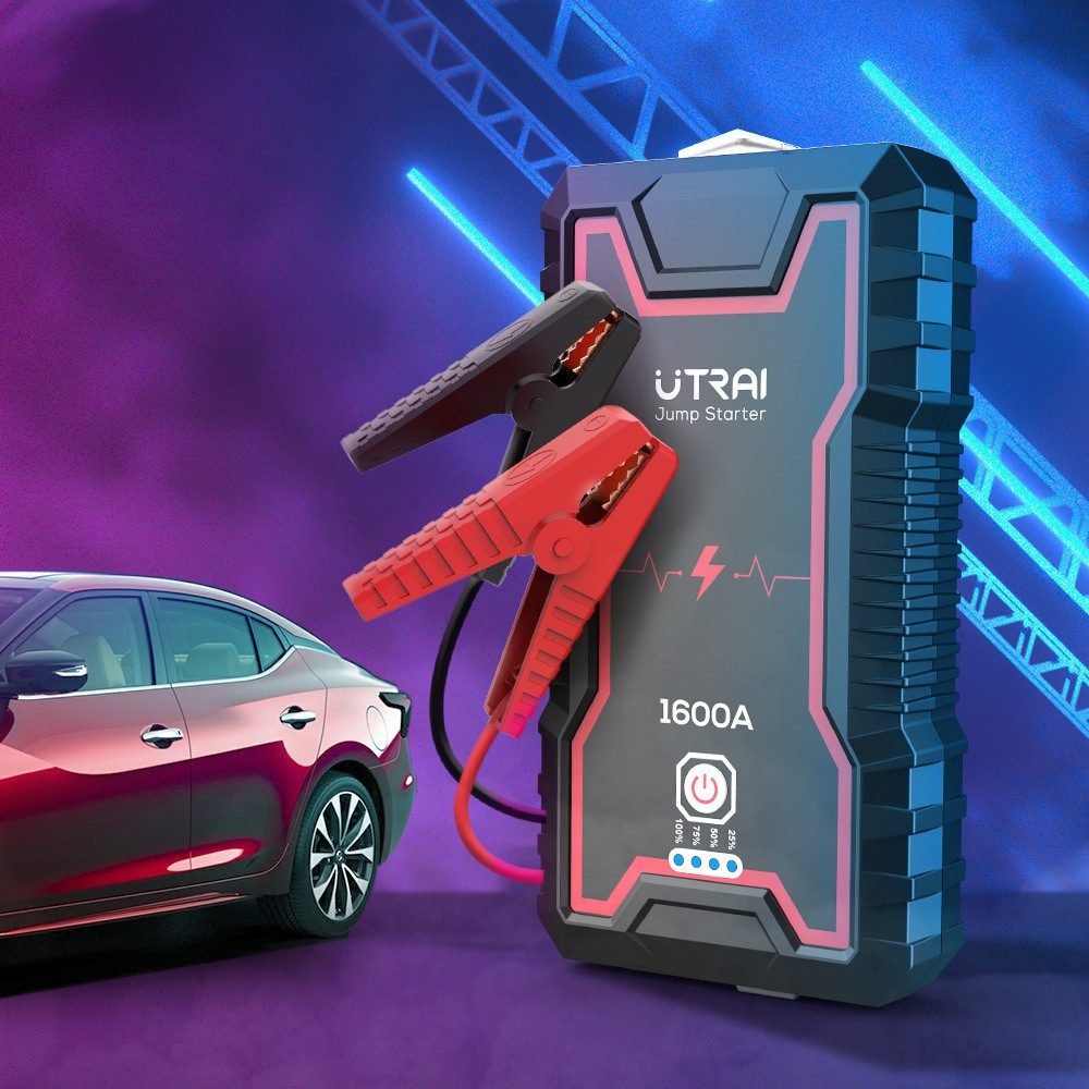 UTRAI Car Jump Starter Power Bank 16000/22000mAh 12V Starting Device Portable Emergency Car Booster Auto Car Battery Charger Gas