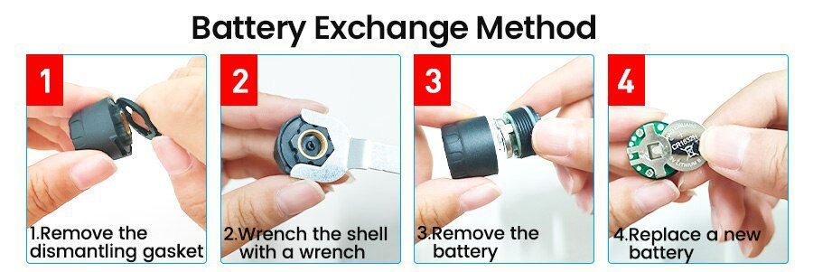 E-ACE Solar Power TPMS Car Tire Pressure Alarm Monitor System Auto Security Alarm Systems Tyre Pressure Temperature Warning