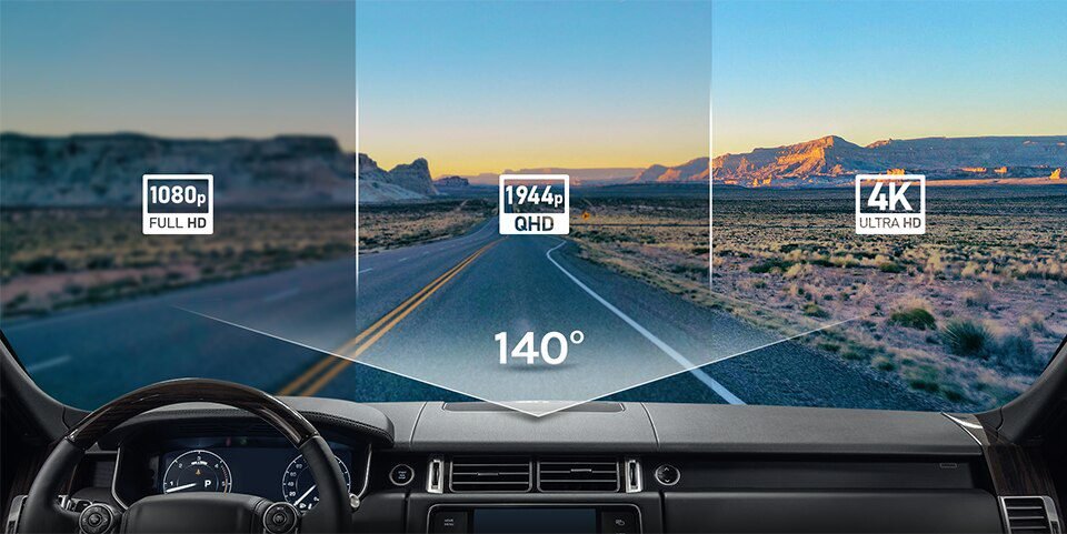 70mai Dash Cam 4K A800S Dual Sight 70mai A800S GPS ADAS Front and Rear Car DVR 2160P 4K 24H Parking 140FOV