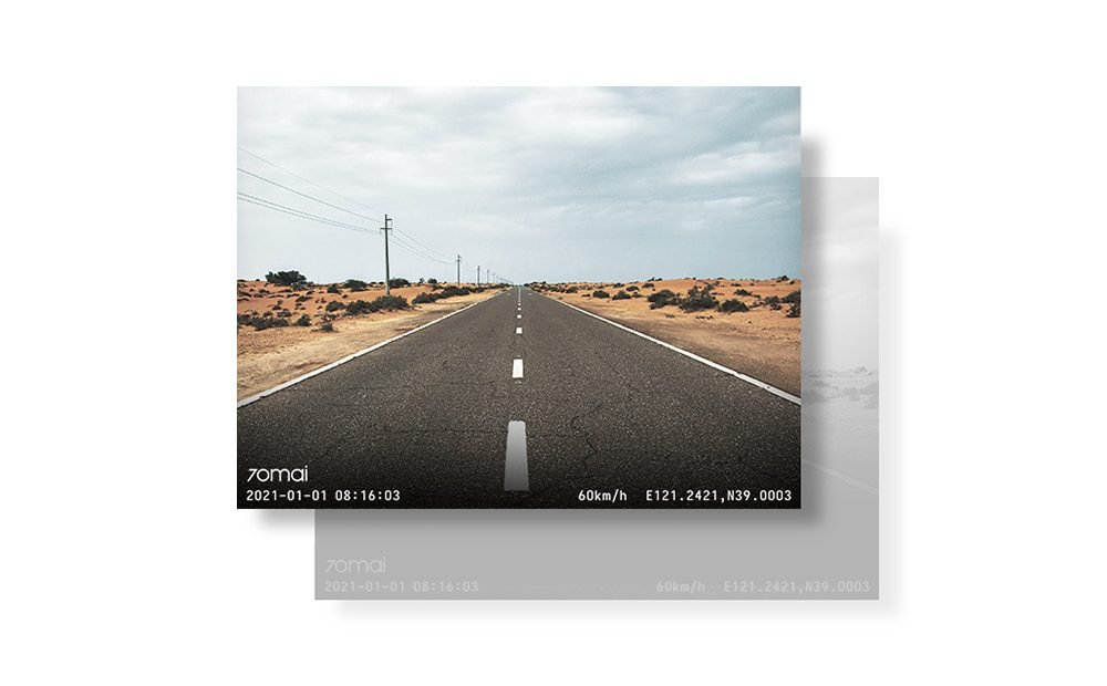 70mai Dash Cam Pro Plus+ 70mai Plus Car DVR Built-in GPS 1944P Speed Coordinates ADAS 24Hours Parking A500S