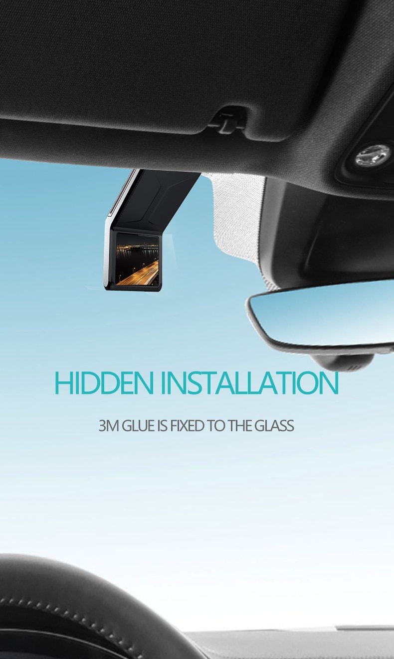 Sameuo U2000 WIFI dash cam 2k front and rear 1080p 2 camera Lens CAR dvr smart car dvrs Auto Night Vision 24H Parking Monitor