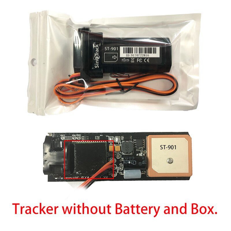 Mini Waterproof Builtin Battery GSM GPS tracker 3G WCDMA device ST-901 for Car Motorcycle Vehicle Remote Control Free Web APP