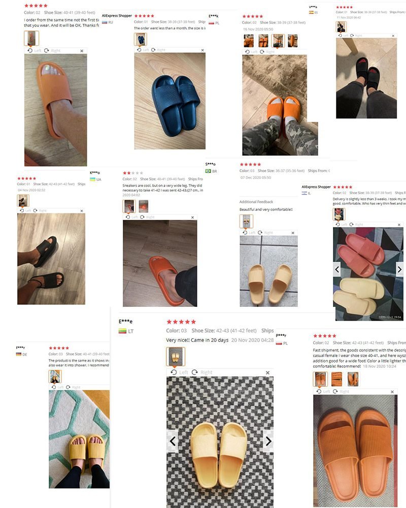 Women Thick Platform Slippers Summer Beach Eva Soft Sole Slide Sandals Leisure Men Ladies Indoor Bathroom Anti-slip Shoes