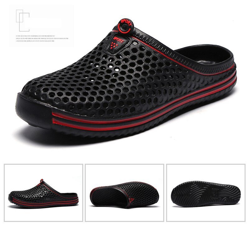 POLALI womens sandals 2020 Summer Sandals Fashion Hollow Out Breathable Beach Slippers Flip Flops EVA Massage Slippers Sandals