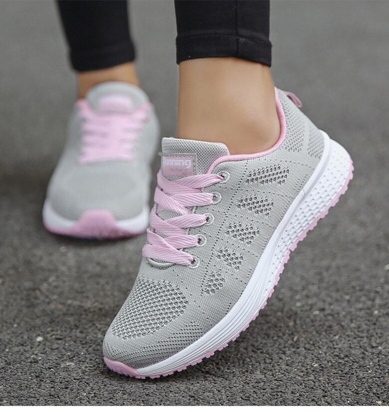 Sports Shoes Women Breathable Sneakers Women White Shoes For Basket Femme Ultralight Woman Vulcanize Shoes Couple Casual Sneaker