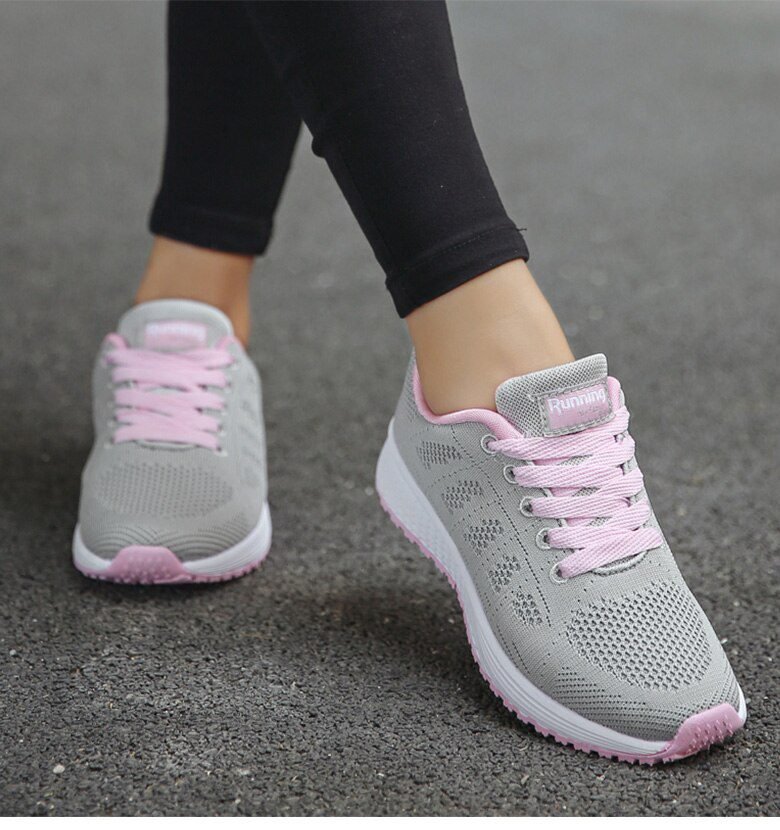 Sports Shoes Women Breathable Sneakers Women White Shoes For Basket Femme Ultralight Woman Vulcanize Shoes Couple Casual Sneaker