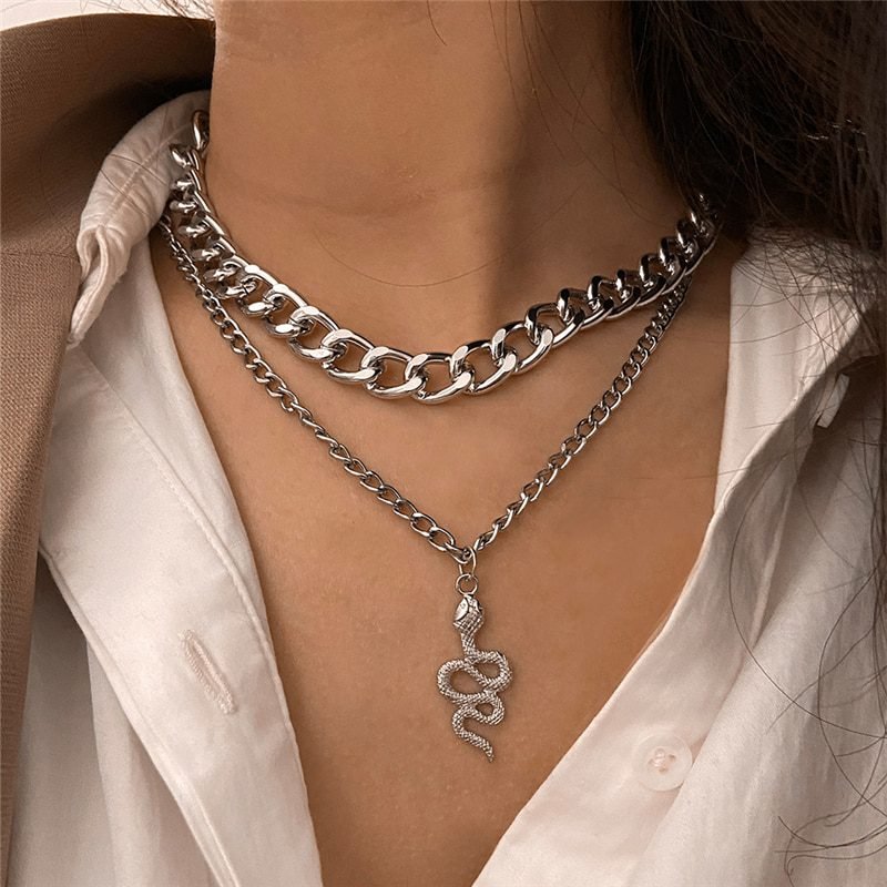 17KM Vintage Pearl Necklaces For Women Fashion Multi-layer Shell Knot Pearl Chain Necklace 2020 NEW Coin Cross Choker Jewelry
