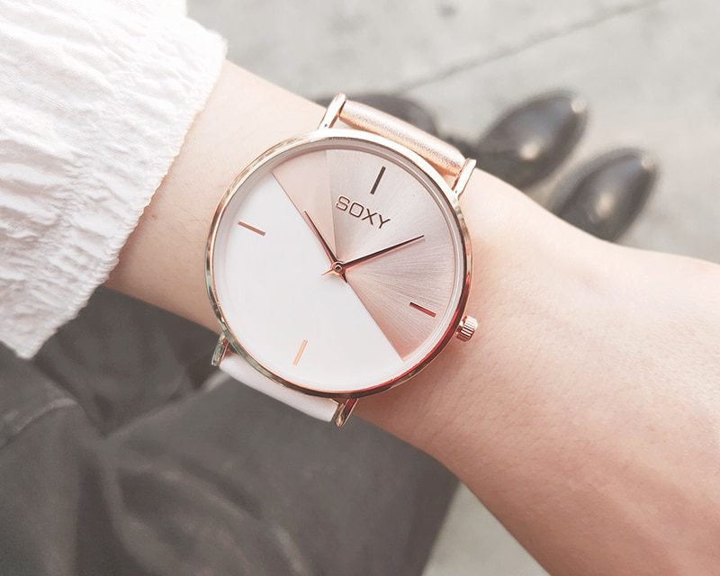 top brand women's watch leather rose gold dress female clock luxury brand design women watches simple fashion ladies watch