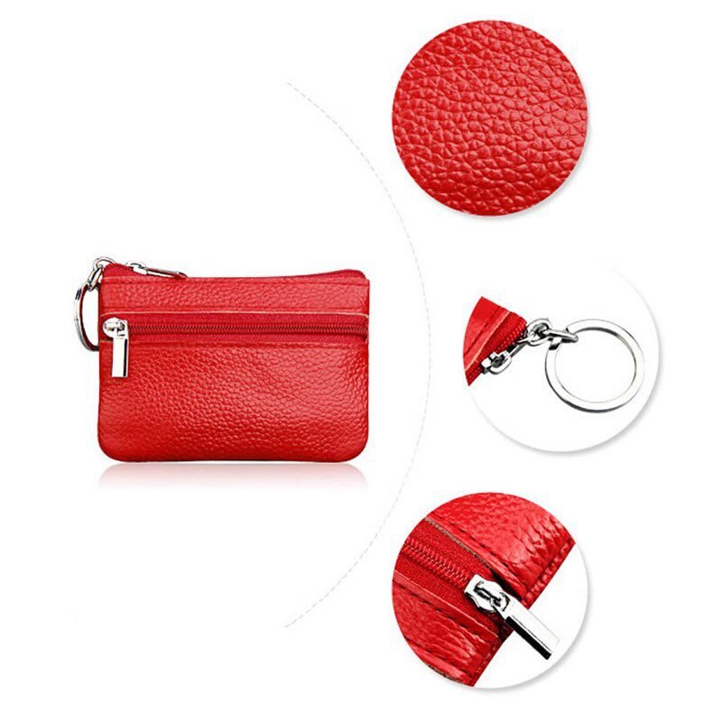 Fashion Leather Women Wallet Clutch One/Two Zip Female Short Small Coin Purse Brand New Design Soft Mini Card Cash Holder