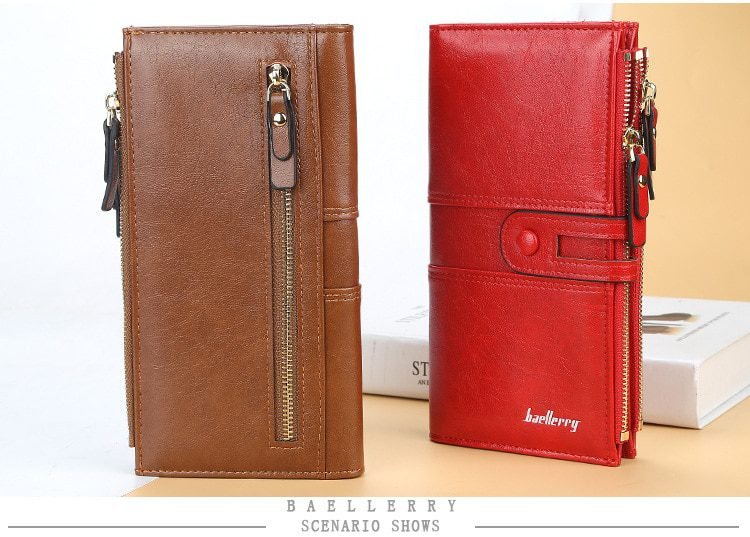 2020 Name Engrave Women Wallets Fashion Long Leather Top Quality Card Holder Classic Female Purse Zipper Brand Wallet For Women