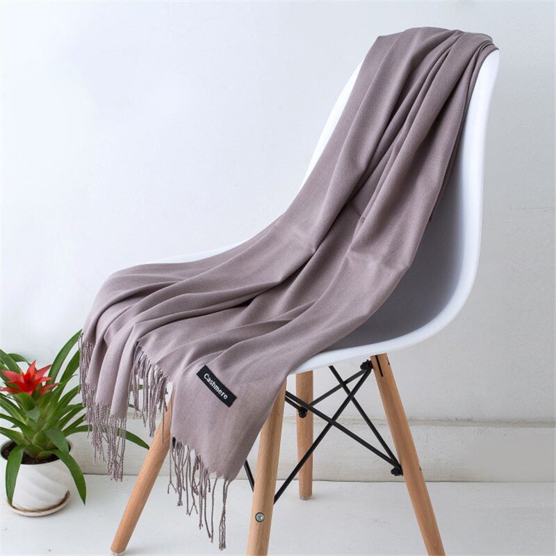 2020 fashion summer women scarf thin shawls and wraps lady solid female hijab stoles long cashmere pashmina foulard head scarves