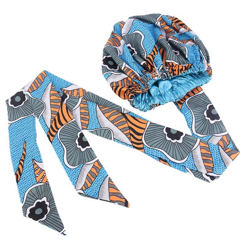 New African Headwrap In Women's Hair Accessories Scarf Wrapped Head Turban Ladies Hair Accessories Scarf Hat Headwrap Nigeria