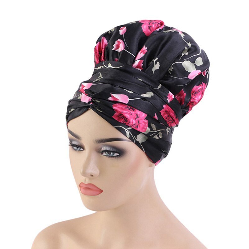 New African Headwrap In Women's Hair Accessories Scarf Wrapped Head Turban Ladies Hair Accessories Scarf Hat Headwrap Nigeria