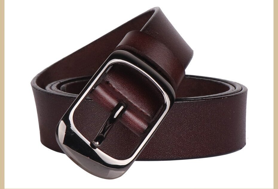 Women's strap casual all-match Women brief genuine leather belt women strap pure color belts Top quality jeans belt WH001
