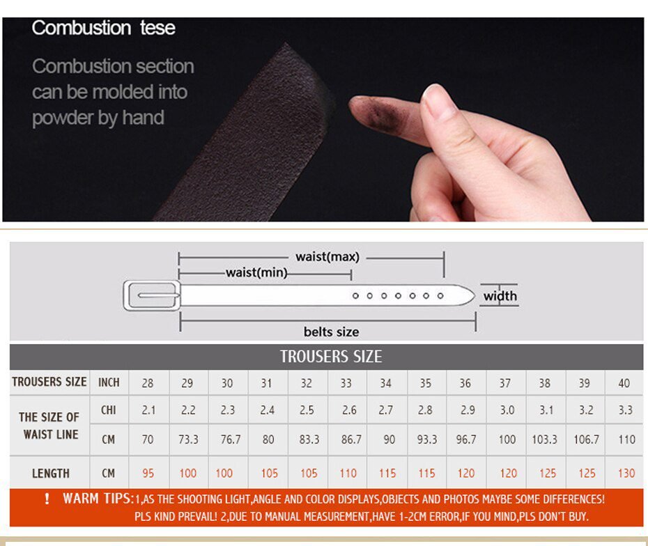 Women's strap casual all-match Women brief genuine leather belt women strap pure color belts Top quality jeans belt WH001