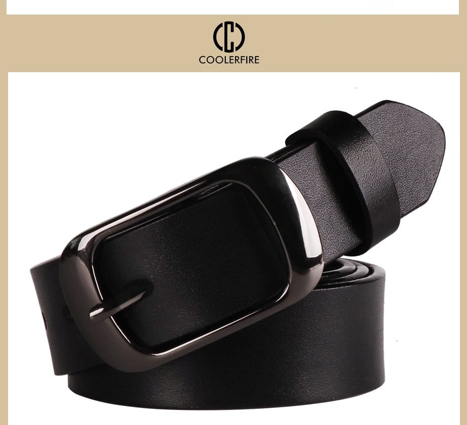 Women's strap casual all-match Women brief genuine leather belt women strap pure color belts Top quality jeans belt WH001